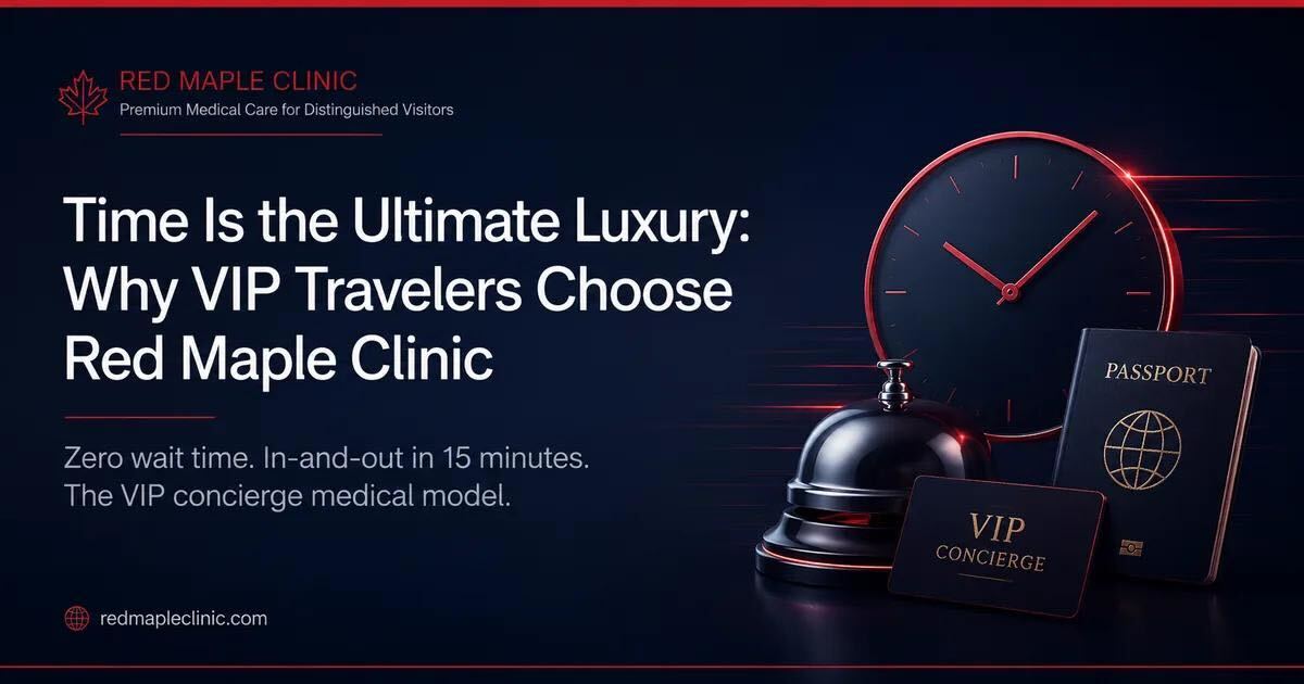 Time Is the Ultimate Luxury: Why VIP Travelers Choose Red Maple Clinic Over Traditional Expat Clinics in Japan