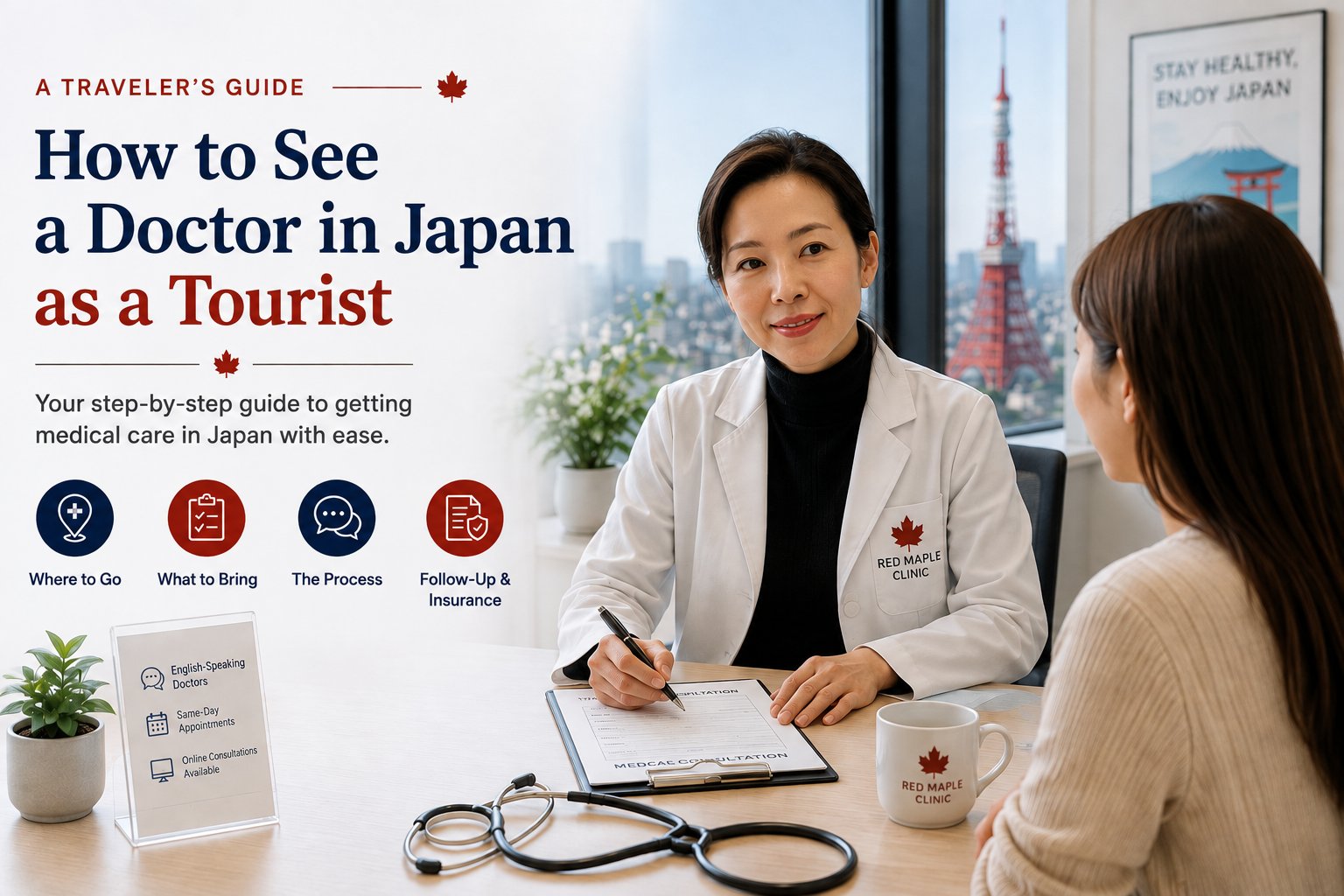 How to See a Doctor in Japan as a Tourist | Red Maple Clinic