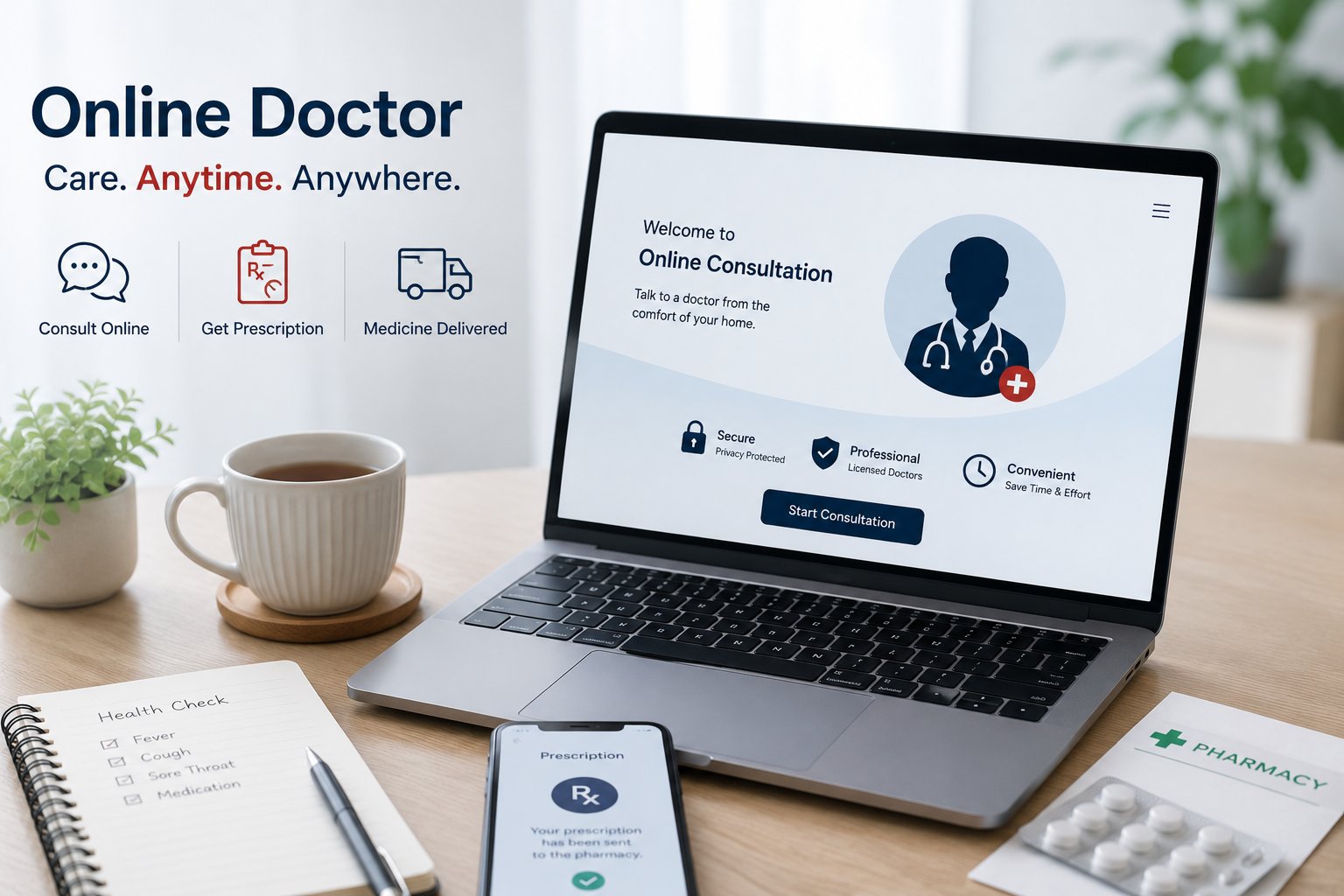 How Telemedicine and Online Prescriptions Actually Work